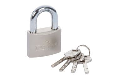 Blue Spot 77002 50mm Satin Finish Padlock