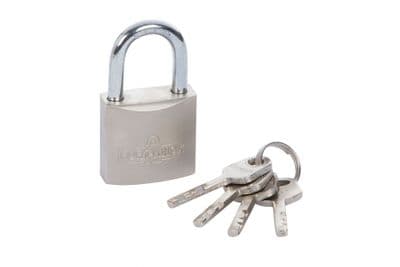 Blue Spot 77005 30mm Satin Finish Padlock