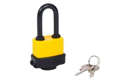 Blue Spot 77009 40mm Long Shackle Weather Resistant Padlock