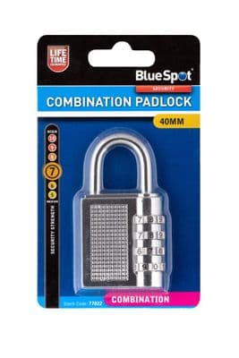 Blue Spot 77022 40mm Combination Padlock