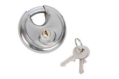 Blue Spot 77026 Discus Lock Stainless Steel 70mm