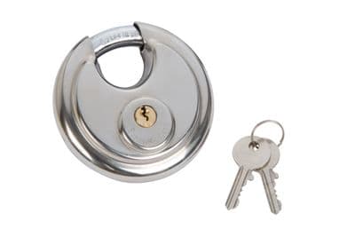 Blue Spot 77027 Discus Lock Stainless Steel 90mm