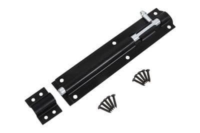 Blue Spot 78003 Black Powder Coated Tower Bolt 200mm