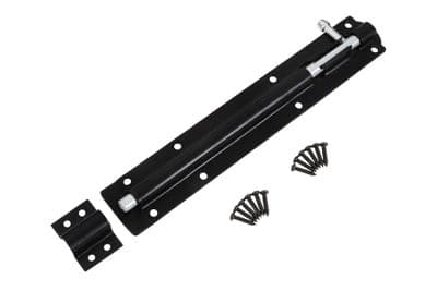 Blue Spot 78004 Black Powder Coated Tower Bolt 250mm