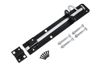 Blue Spot 78013 Black Powder Coated Brenton Bolt 250mm