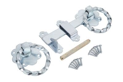 Blue Spot 78021 Zinc Plated Twisted Ring Latch 152mm
