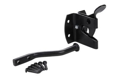 Blue Spot 78022 Black Powder Coated Auto Gate Latch 50mm