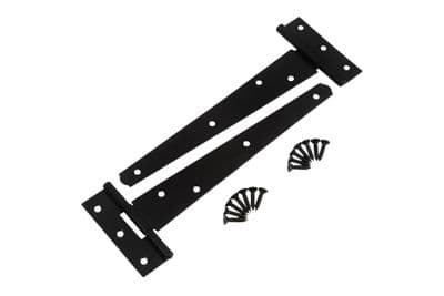 Blue Spot 78028 Black Powder Coated Tee Hinge 204mm