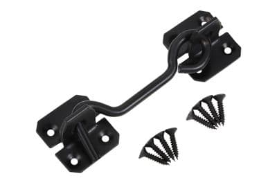 Blue Spot 78040 Black Powder Coated Cabin Hook 102mm