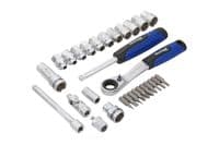 Blue Spot BL01616-BL01618 Multi Fit Go Through Socket Set 1/4'' 3/8'' & 1/2'' 4.5mm - 24mm