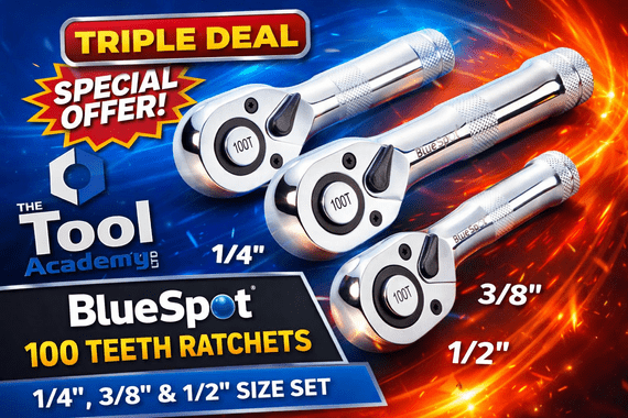 Blue Spot Stubby Ratchets 1/4