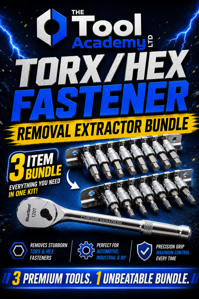 Blue Spot Tools Torx/Hex Fastener Removal Extractor Bundle