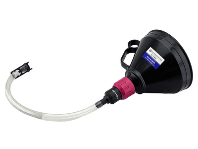 Britool Hallmark BHOF Automotive Funnel With Shut-Off Valve & Flexible Spout