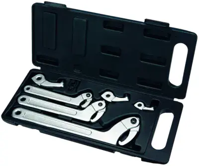 Britool Hallmark HMHPWK Hook & Pin Wrench 11 Piece Set