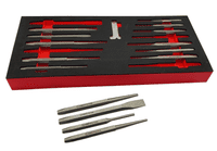Britool Hallmark HMPC15TC 15 Piece Heavy Duty Punch & Chisel Set