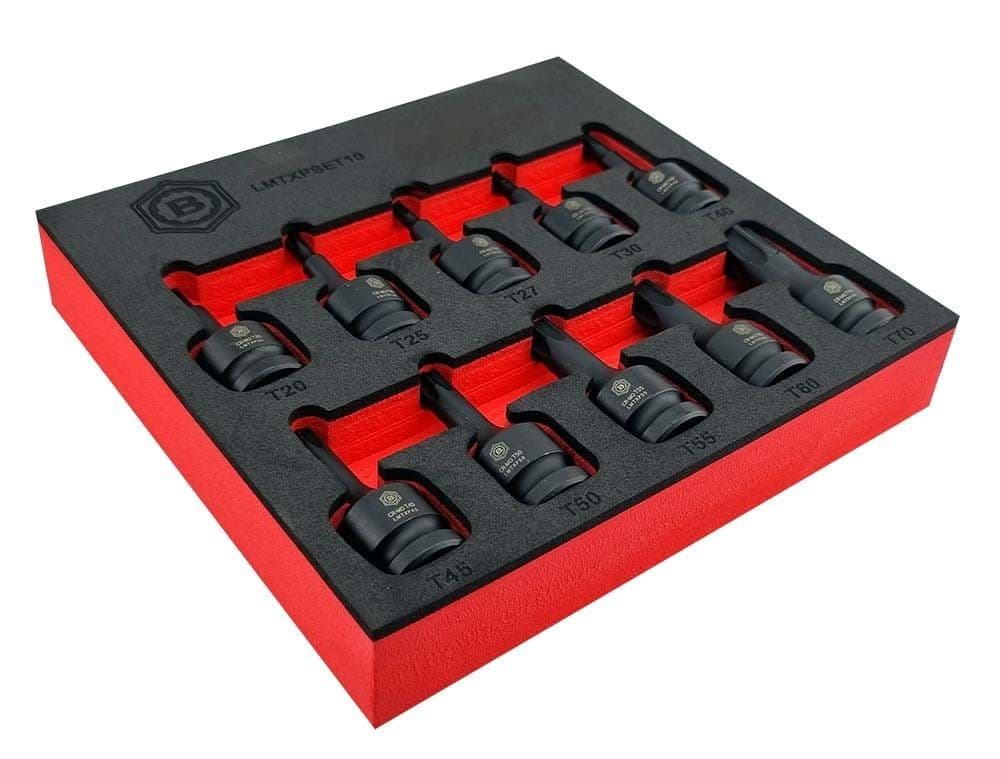 Britool Hallmark LMTXPSET10 10 Piece 1/2