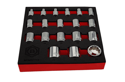 Britool Hallmark MBMSET19 19 Piece 3/8