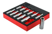 Britool Hallmark METXSET12L 12 Piece 3/8