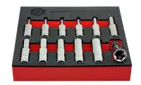 Britool Hallmark METXSET12L 12 Piece 3/8