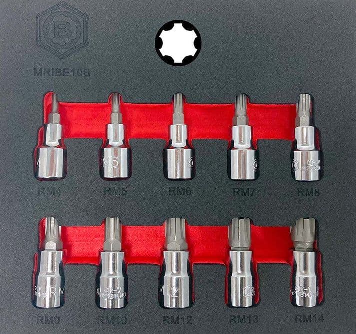 Britool Hallmark MRIBE10B 10 Piece 3/8