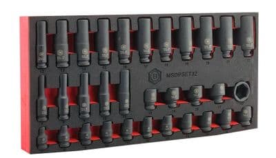 Britool Hallmark MSDPSET32 32 Piece 3/8
