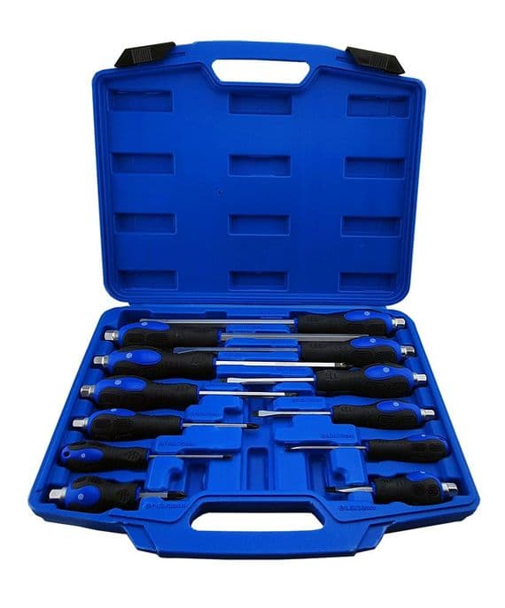 Britool Hallmark SDSET12 12 Piece Combination Screwdriver Set With ...