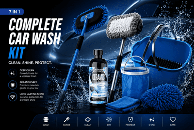 Complete Car Wash Kit 5 Tools In One Set