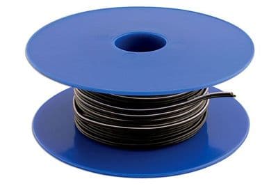 Connect 30055 Black Stereo Twin Core Speaker Cable 12/0.20 100m