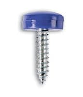 Connect 30336 Number Plate Security Screw-Blue Pack 100