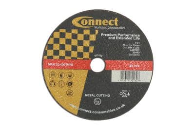 Connect 30460 Abracs 75mm Cut-off Discs Pack 10