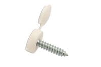 Connect 30633 Number Plate Security Screw-White Pack 100