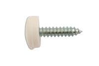 Connect 30633 Number Plate Security Screw-White Pack 100