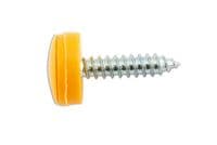 Connect 30634 Number Plate Security Screw-Yellow Pack 100