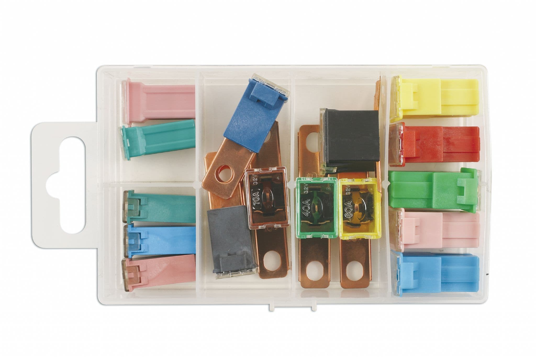 Connect 30725 16 Piece Assorted PAL & J Type Fuses