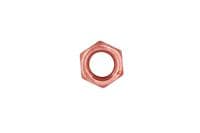 Connect 30736 Copper Flashed Nut Slotted Lock M8 x 1.25 x 12mm Hex 5pc