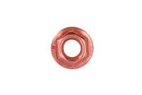 Connect 30737 Copper Flashed Nut Flanged & Self Locking M8 x 1.25 x 12mm Hex 5pc
