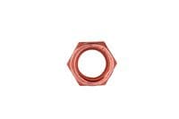 Connect 30738 Copper Flashed Nut Slotted Lock M10 x 1.5 x 14mm Hex 5pc