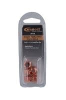 Connect 30738 Copper Flashed Nut Slotted Lock M10 x 1.5 x 14mm Hex 5pc