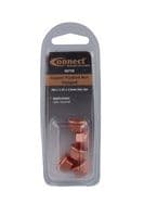 Connect 30739 Copper Flashed Nut Flanged M8 x 1.25 x 13mm Hex 5pc
