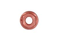 Connect 30741 Copper Flashed Nut Flanged & Self Locking M8 x 1.25 x 13mm Hex 5pc