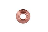 Connect 30742 Copper Flashed Nut Flanged & Self Locking M8 x 1.25 x 10mm Hex 5pc