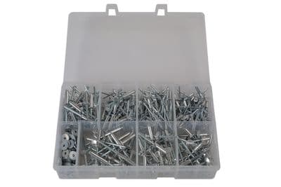 Connect 31843 475 Piece Assorted Popular Rivets