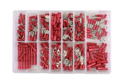 Connect 31850 Assorted Red Terminals Box Qty 260