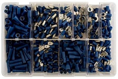 Connect 31851 Assorted Blue Terminals Box Qty 280