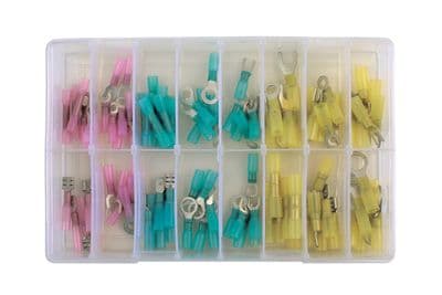 Connect 31855 Assorted Heatshrink Terminals Box Qty 100