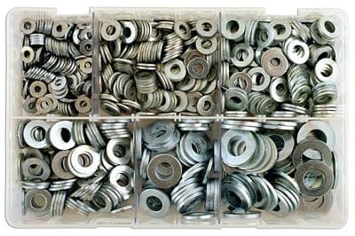 Connect 31863 800 Piece Assorted Form C Flat Washers Box