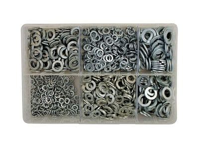 Connect 31867 800 Piece Assorted Imperial Spring Washers Box