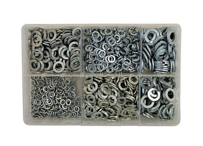 Spring Washer Box Connect 31867 800 Piece Assorted Imperial Spring Washers Box