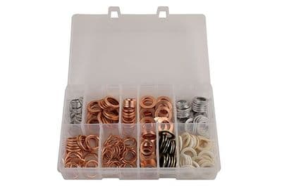 Connect 31869 250 Piece Assorted Sump Plug Washers Box