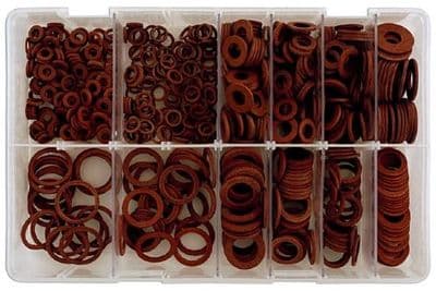 Connect 31872 610 Piece Assorted Fibre Washers Box